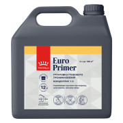 Tikkivala Euro Primer (Евро Праймер) укрепляющая акриловая грунтовка (концентрат 1:3), 3 л.