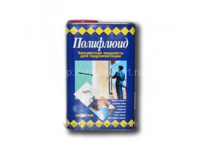 Полифлюид Альпа (Alpa Polyfluid), раствор для гидроизоляции, 1 л.