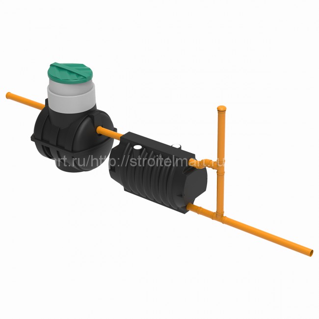 Автономная канализация для частного дома Rostok Мини (черный)