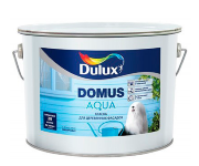 Dulux Domus Aqua BС (Дулюкс Домус Аква) полуматовая водорастворимая краска для деревянных фасадов 10л.