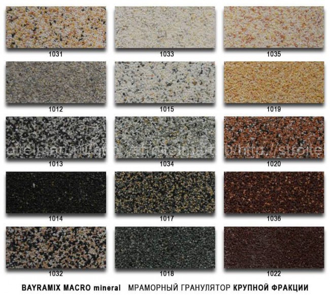 Bayramix Macro Mineral / Байрамикс Макро Минерал мозаичная штукатурка 15 кг