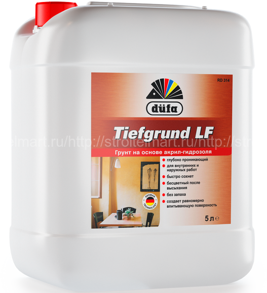Dufa Tiefgrund RD314 LF (Дюфа Тифгрунд РД314) Грунт глубокого проникновения 10л