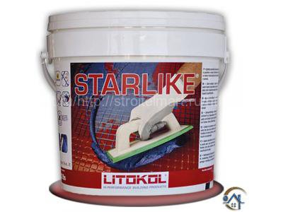 Затирка для плитки Litokol Litochrom Starlike С.290 (Светло-бежевый), 5 кг.