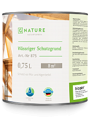 GNatur Wässriger Schutzgrund Водный грунт антисептик для дерева (внутренние и наружные работ) 2,5л (Арт. 875)