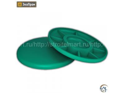 Крышка для колодца пластиковая Rostok, зеленая