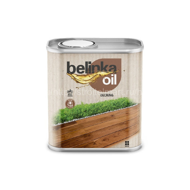 Belinka OIL DECKING (Белинка Масло) масло для террас и садовой мебели 2,5л