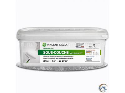 Vincent Decor Sous Couche Micro granitee, грунтовка, 2,5 л.