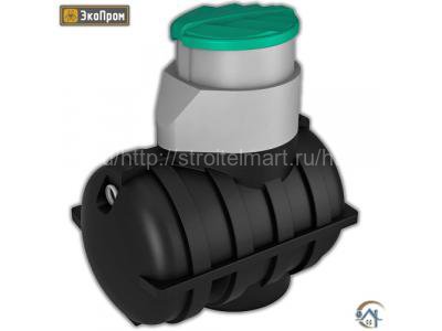 Емкость подземная пластиковая Экопром U 1250л черная