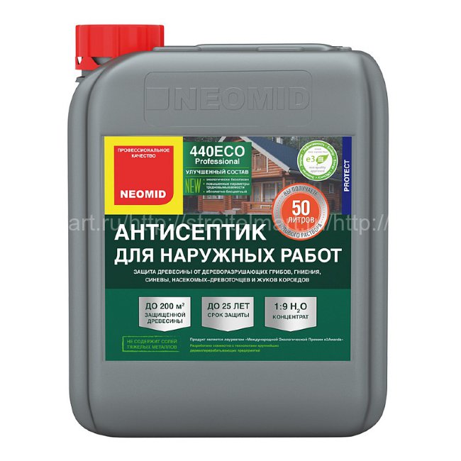 Neomid 440 Eco (Неомид 440 Эко) антисептик для наружных работ по дереву 1 л.