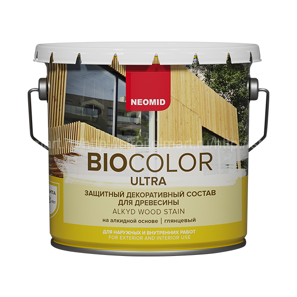 Neomid Bio Color Ultra (Неомид Био Колор Ультра) лессирующий антисептик для древесины, 9 л.