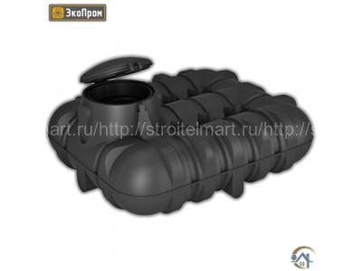 Емкость подземная пластиковая Экопром R 3000л для сточной воды черная