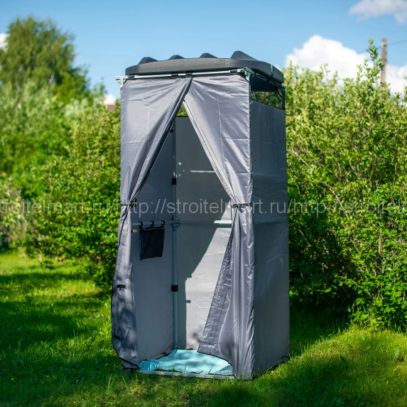 Пластиковый бак для душа на дачу Rostok (Росток) с лейкой, 110 л. 