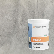 Vincent Nubuck (Винсент Нубук) Декоративное покрытие с эффектом гладкой матовой лайковой кожи 2,5л