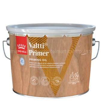 Tikkivala Valtti Primer (Валти Праймер) грунт-антисептик для дерева с добавлением масла, 9 л.