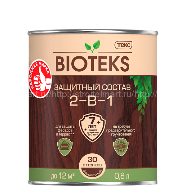 Текс BIOTEKS (Биотекс) лессирующий состав по дереву 9л
