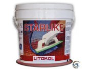 Затирка для плитки Litokol Litochrom Starlike C.370 (Цикламен), 2,5 кг.