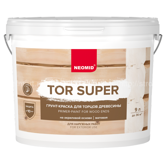 NEOMID TOR SUPER (Неомид Тор Супер) состав для защиты торцов, 9кг.