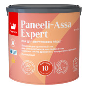 Tikkivala Paneeli-Assa Expert 10 (Панели-Ясся Эксперт) матовый лак по дереву для стен и потолков,2,7л.