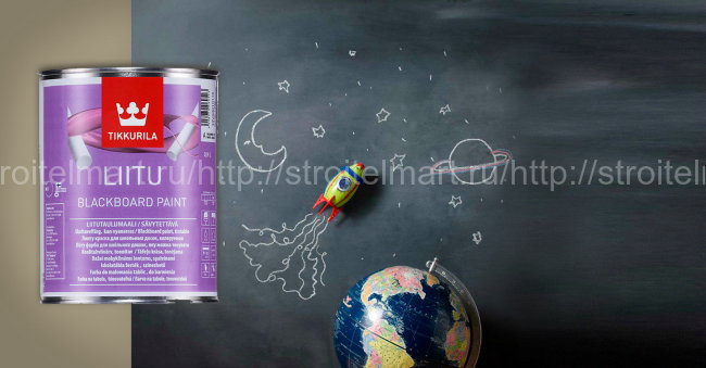 Tikkurila Liitu (Лииту ) краска для школьных досок база С, 1 л.