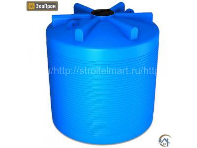 Большой пластиковый бак для воды Экопром ЭВЛ 7500 л