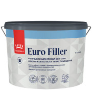 TIKKIVALA Euro Filler (Евро Филлер) Влагостойкая шпатлевка для стен и потолка 10л