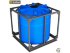 Большой пластиковый бак для воды Экопром ЭВЛ 5000 л в обрешетке