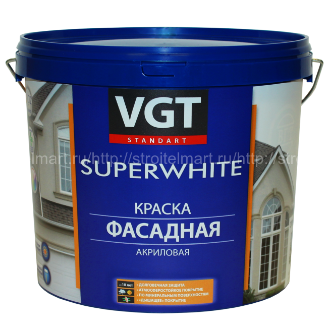 ВГТ (VGT ВДАК 1180) А, краска фасадная, универсальная 13кг