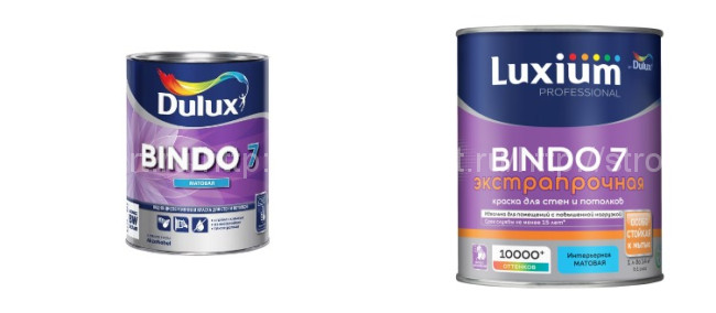 Dulux Prof Bindo 7 BW (Дулюкс Биндо 7) краска для стен и потолков, 4,5л.