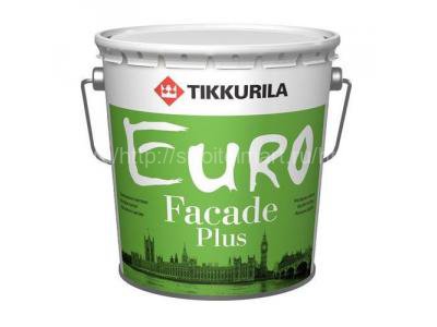 Краска Tikkurila Euro Facade Plus VVA для каменных фасадов, 2,7 л.
