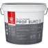 Краска Tikkurila Prof Euro 3 (Проф Евро 3) А / краска интерьерная моющаяся для стен и потолков 9л