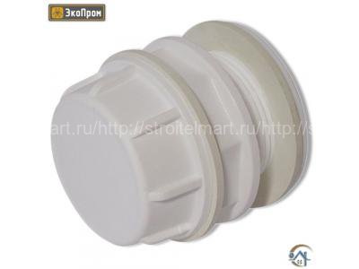 Отвод из бака в сборе 1 1/2 (пластик)