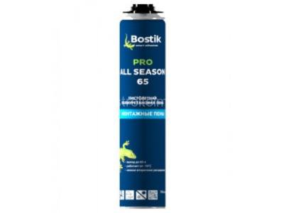 Bostik PRO All Seasons 65, пена монтажная всесезонная, 750 мл.