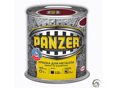 Молотковая краска для металла Panzer, 0.25 л.