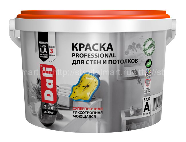 DALI  PROFESSIONAL (Дали Профешенел) С, краска для стен и потолков 9л