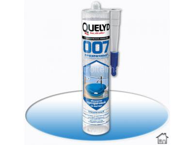 Клей-герметик жидкие гвозди Quelyd 007 Сrystal Сlear прозрачный (картридж), 290 мл.