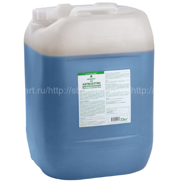 Prosept 42 (Просепт 42) консервант для круглого неокоренного леса (1:19), 220 кг.