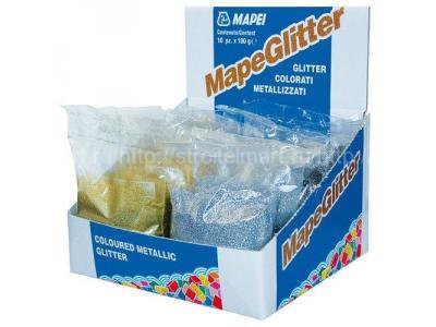 Mapei Mapeglitter, металлизированный блеск №201 (цвет Silver), 0,1 кг.