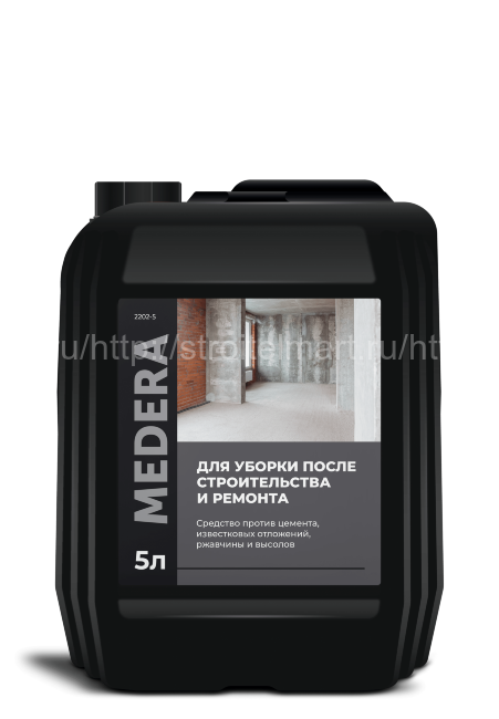 MEDERA Alfa-20 (Медера) средство для уборки после строительства и ремонта, концентрат 1/100 (5 л) 