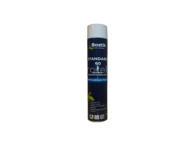 Bostik Standart 60, пена монтажная бытовая, летняя, 750 мл.