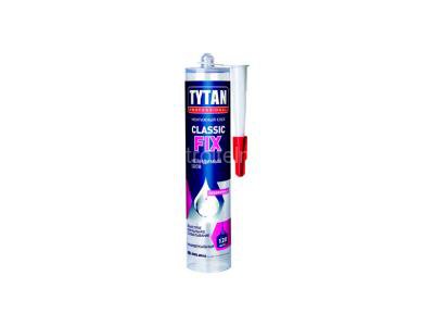Клей монтажный Tytan Professional Classic Fix каучуковый прозрачный, 310 мл.