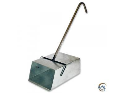 Совок-ловушка для мусора металлический с ручкой малый