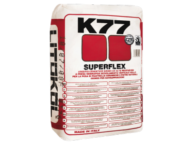 Плиточный клей Litokol Superflex K77 серый, 25 кг.