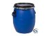 Пластиковая бочка новая с крышкой для воды на дачу ЗТИ Open Top, 48 литров