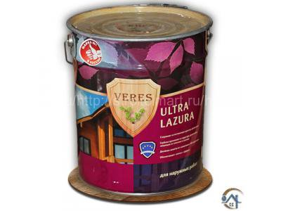 Veres Ultra Lazura, лессирующий антисептик для дерева, 20 л.