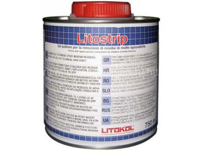 Litokol Litostrip, гель для удаления эпоксидных затирок, 0,75 л.