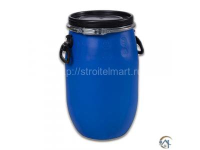 Пластиковая бочка новая с крышкой для воды на дачу ЗТИ Open Top, 30 литров