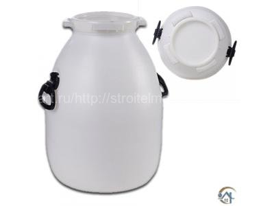 Бидон пластиковый с крышкой для воды ЗТИ, 41 литр