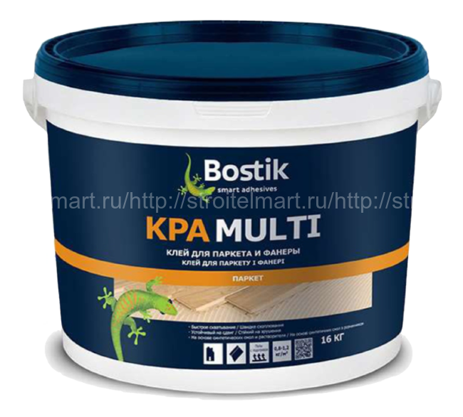 Bostik Tarbicol KPA, Multi / Бостик Тарбикол клей для паркета на растворителе 16 кг.