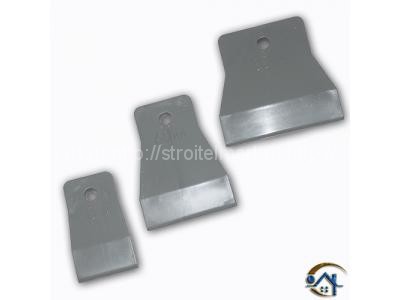 Набор резиновых шпателей, 3 шт. (40, 60, 80 мм)