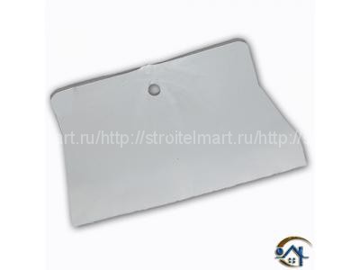 Шпатель резиновый 100 мм, белый